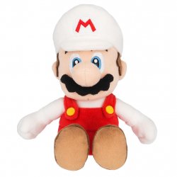 SUPER MARIO - Mario de Feu - Peluche 24cm