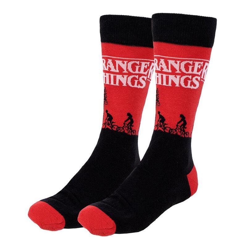 STRANGER THINGS - Pack de 3 Paires de Chaussettes (Taille 40-46)