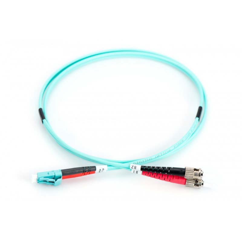 Digitus Fiber Optic Multimode Patch Cord, OM 3, LC / ST