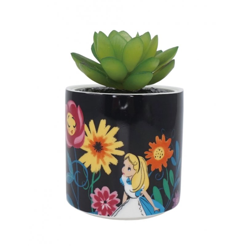 ALICE AU PAYS DES MERVEILLES - Faux Pot à Plantes 6.5cm