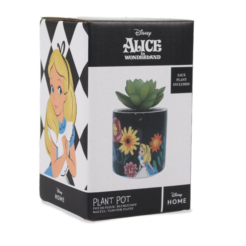 ALICE AU PAYS DES MERVEILLES - Faux Pot à Plantes 6.5cm