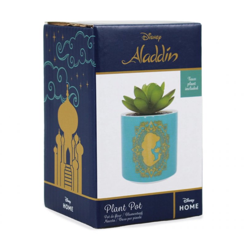 DISNEY - Aladdin - Faux Pot à Plantes 6.5cm (Turquoise)