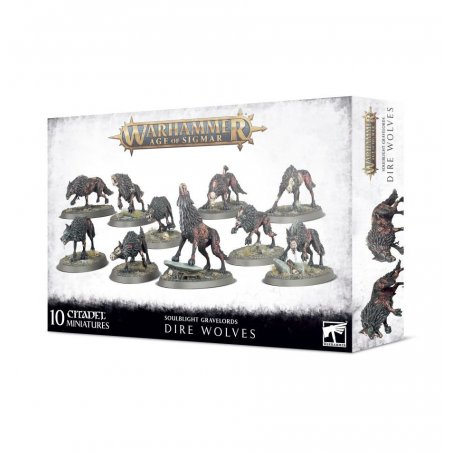 Warhammer AoS - Soulblight Gravelords Dire Wolves