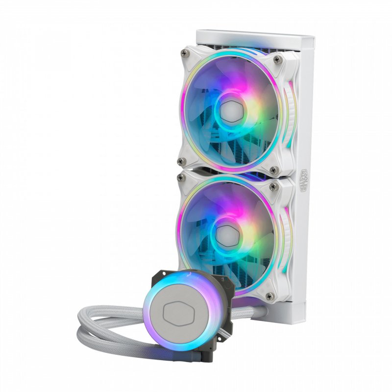 COOLER MASTER  compatibleMasterLiquid Illusion 240 White
