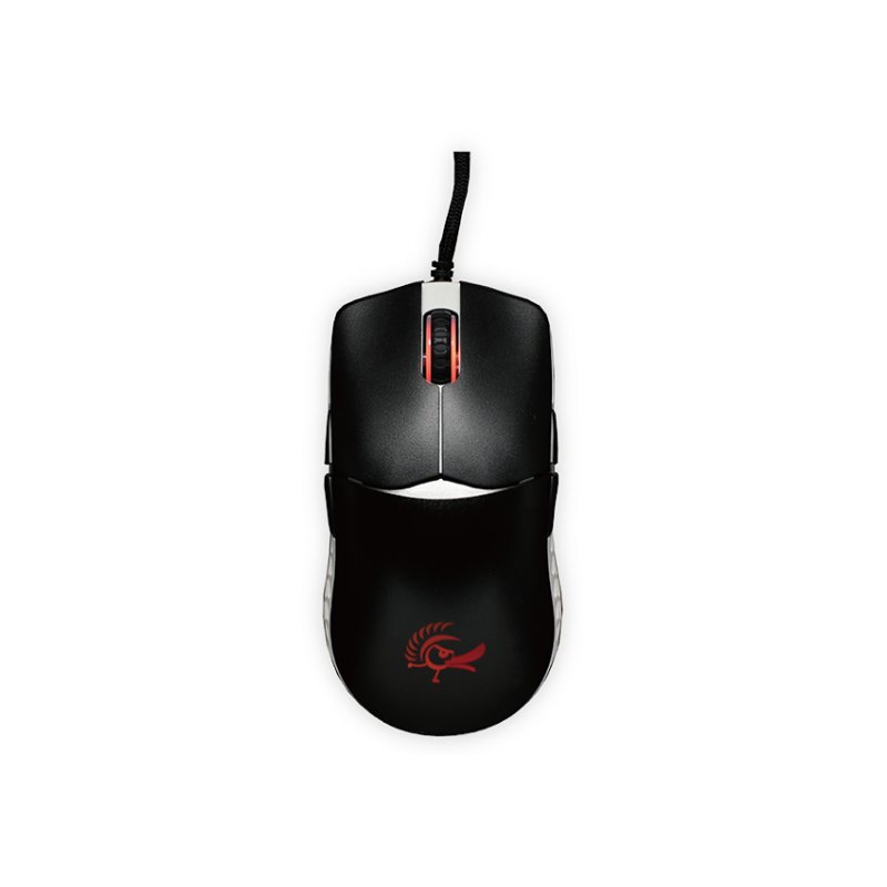 Souris filaire Gamer Ducky Feather Huano RGB (Noir/Blanc)