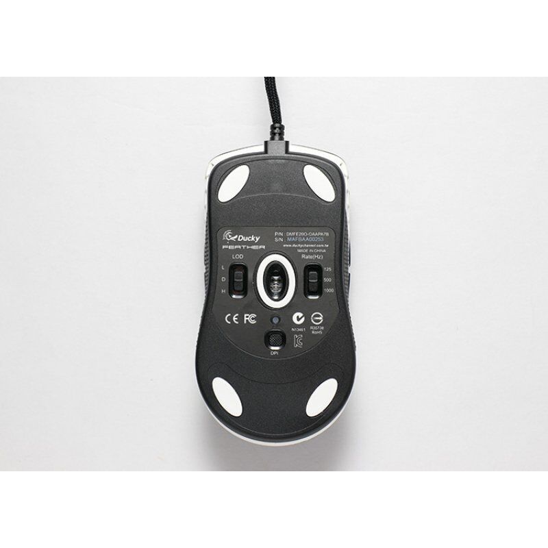 Ducky Feather souris Ambidextre USB Type-A Optique 16000 DPI