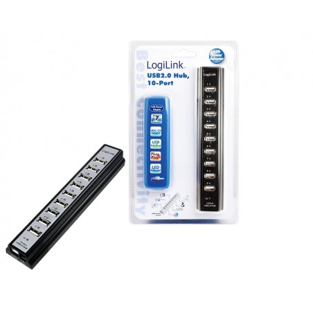 USB Hub Logilink UA0096 10x USB 2.0