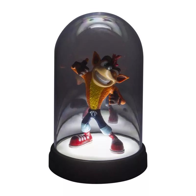 CRASH BANDICOOT LAMPE SOUS CLOCHE COLLECTOR CRASH BANDICOOT V2