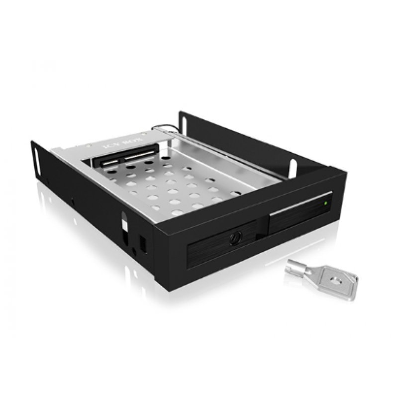 ICY BOX IB-2217StS Boîtier disque dur/SSD Noir 2.5/3.5"