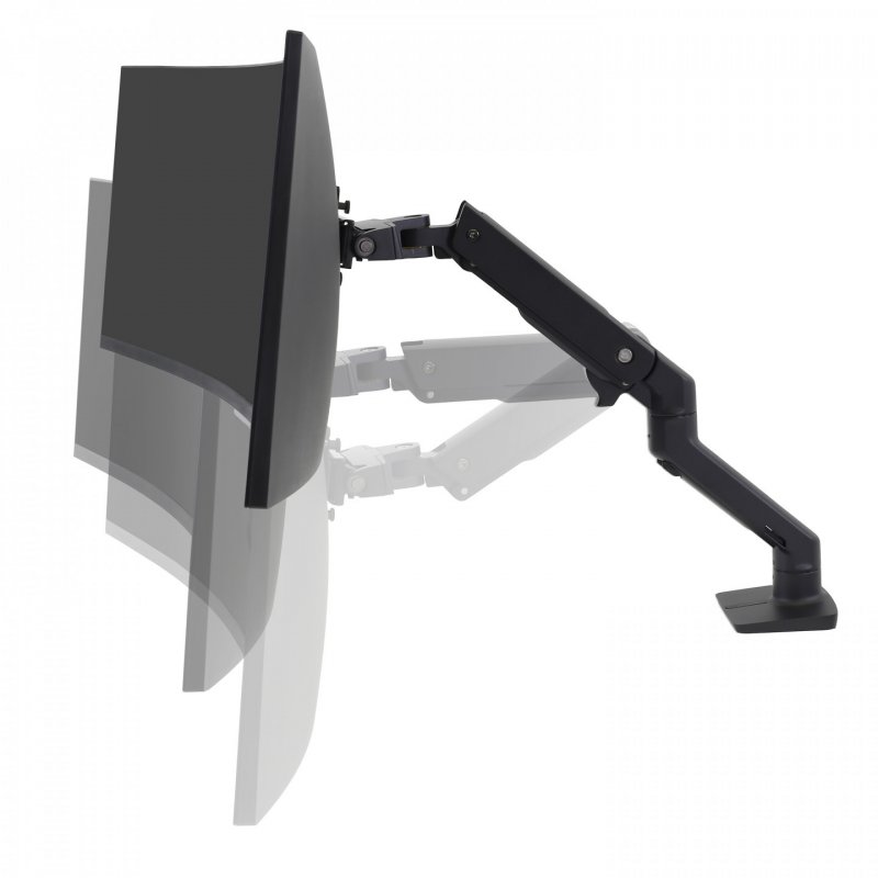 Ergotron HX Series 45-647-224 monitor mount / stand 124.5 cm (49") Black Desk