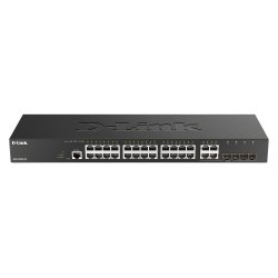 24-PORT GIGABIT MANAGED SWITCH PLUS 4 COMBO 1000BASET/SFP