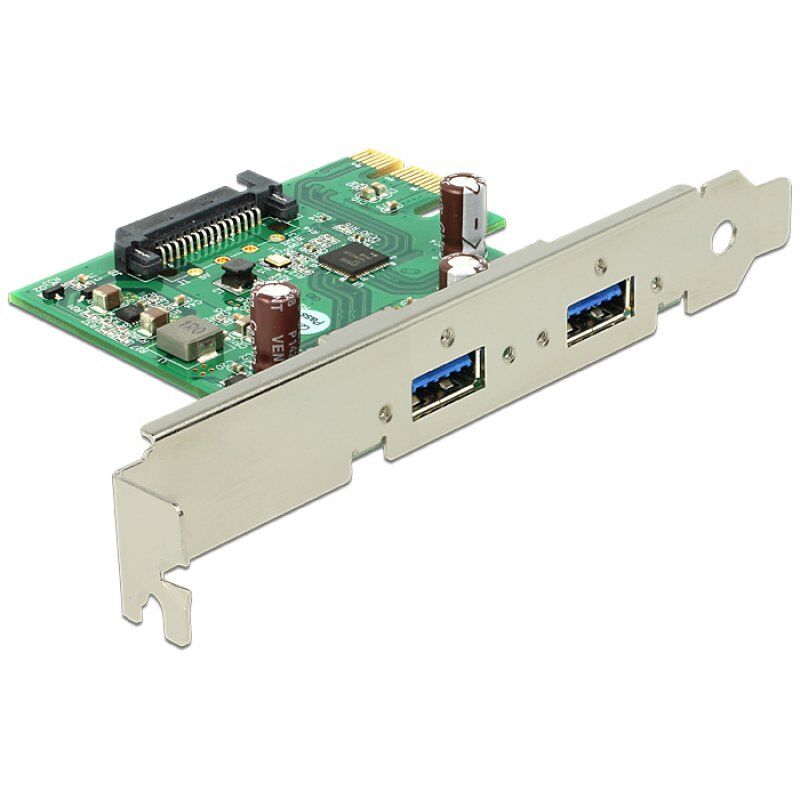 Adap Delock compatible PCI-E Karte 2x ext. USB 3.0
