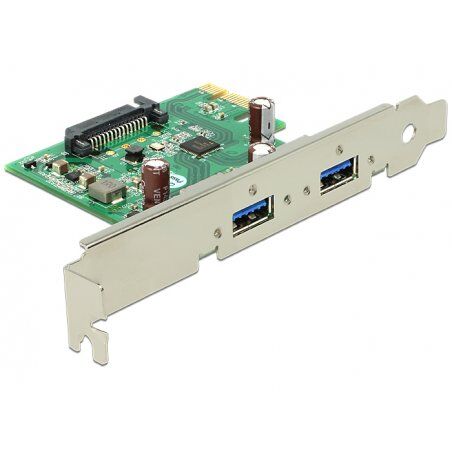 Adap Delock compatible PCI-E Karte 2x ext. USB 3.0