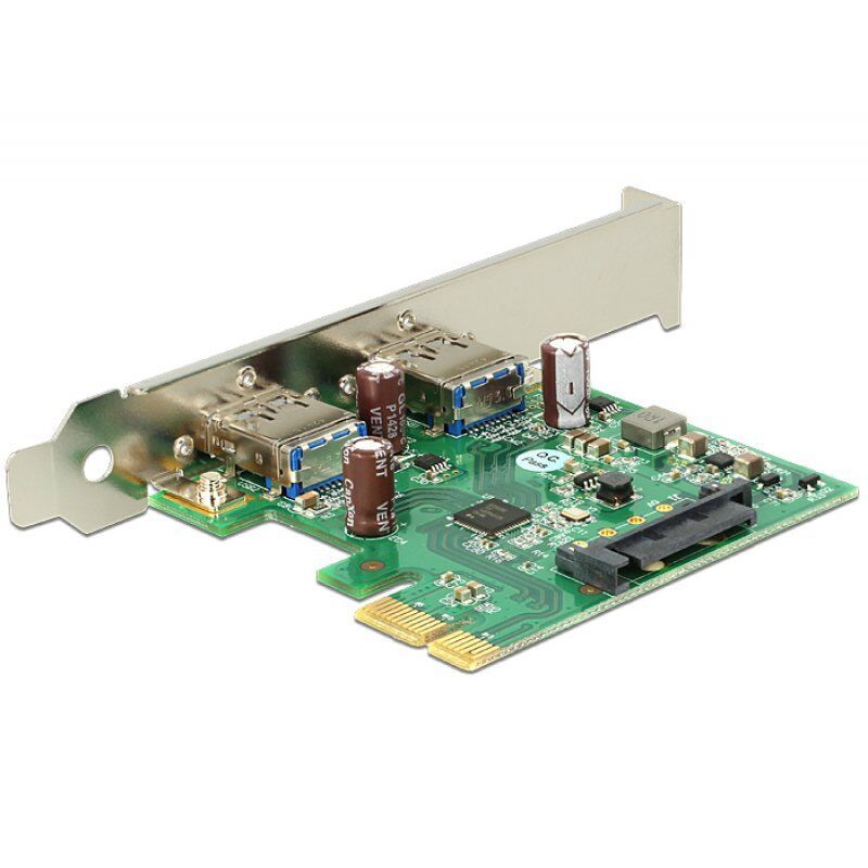 Adap Delock compatible PCI-E Karte 2x ext. USB 3.0