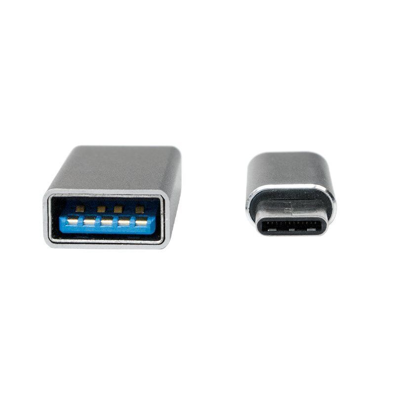 LogiLink AU0040 changeur de genre de câble USB 3.1 C USB 3.0 A, Micro USB 2.0 Aluminium