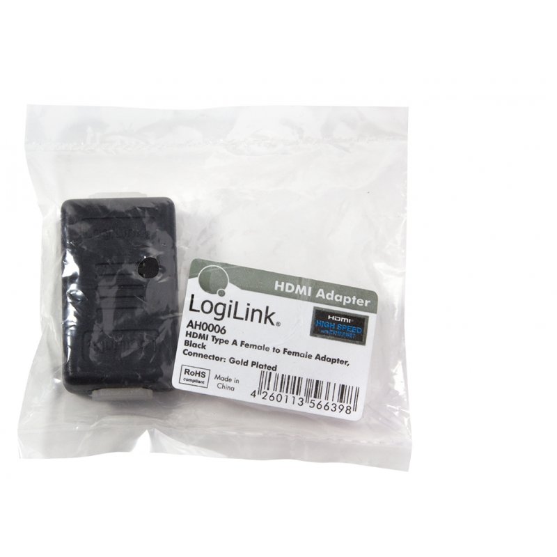 LogiLink HDMI Adapter Noir