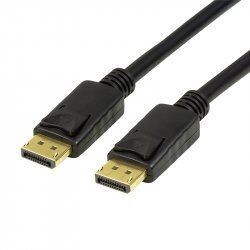 LogiLink CV0121 DisplayPort cable 3 m Black