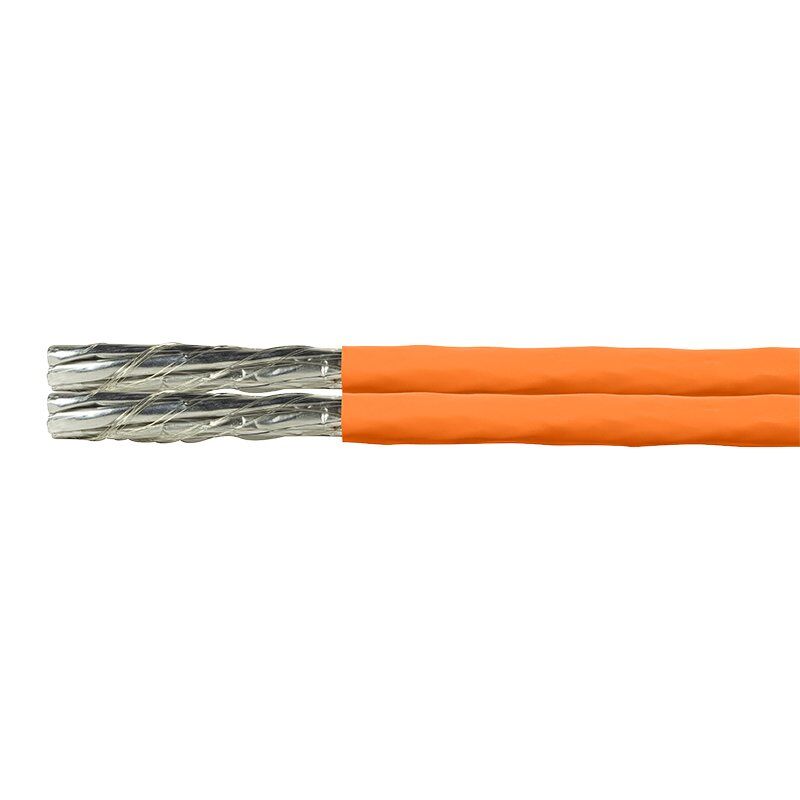 Cable Logilink CAT7 Bulkcable PIMF 100m orange