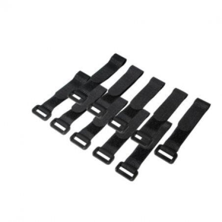 ZUB Logilink velcro cable strap 10pcs. Black