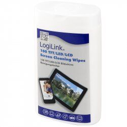 ZUB Logilink Cleaning Wipes TFT/LCD/LED 100pcs/box