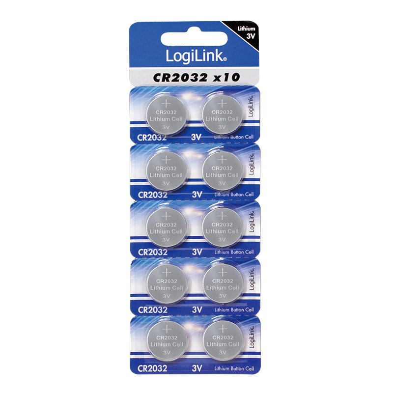 USV Acc Logilink Battery Lithium button cell 10pcs