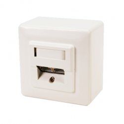 LogiLink NP0039 boitier de prise de courant Blanc