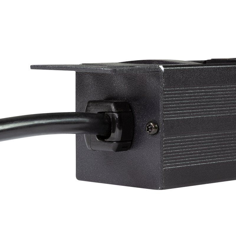 LogiLink PDU8C02 power distribution unit (PDU) 8 AC outlet(s) 1U Black