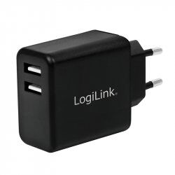LogiLink PA0210 chargeur d'appareils mobiles Universel Noir Secteur Intérieure