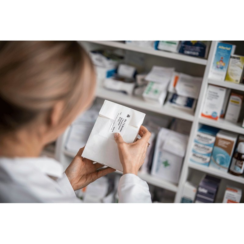 Brother BDE-1J044076-066 étiquette à imprimer Blanc Imprimante d'étiquette adhésive