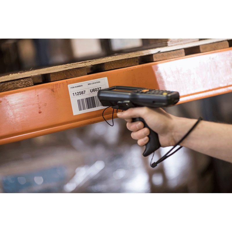 Brother BDE-1J050102-102 étiquette à imprimer Blanc Imprimante d'étiquette adhésive