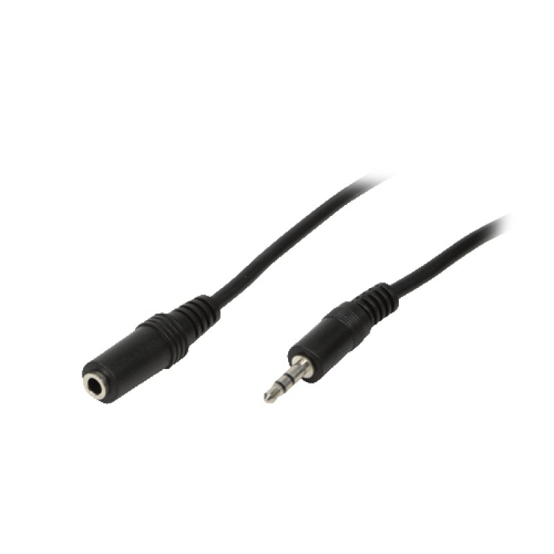 LogiLink 3.5mm - 3.5mm, 5m câble audio 3,5mm Noir