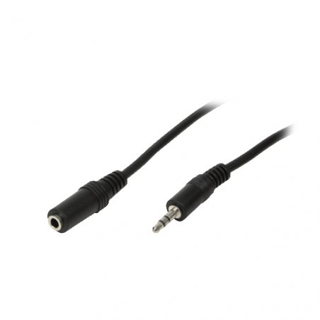 LogiLink 3.5mm - 3.5mm, 5m câble audio 3,5mm Noir