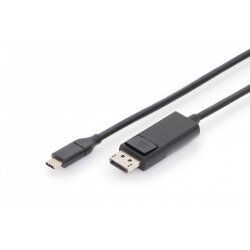Cable Digitus USB-C to DisplayPort 2m black