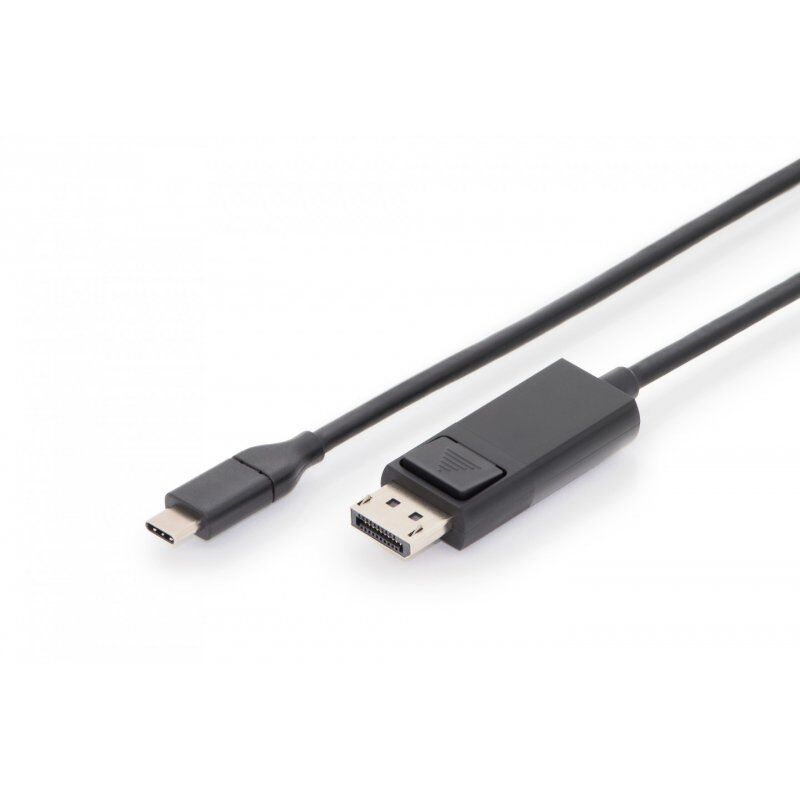Cable Digitus USB-C to DisplayPort 2m black