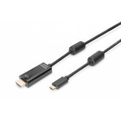 Digitus USB Type-C™Gen2 adapter / converter cable, Type-C™ to HDMI A