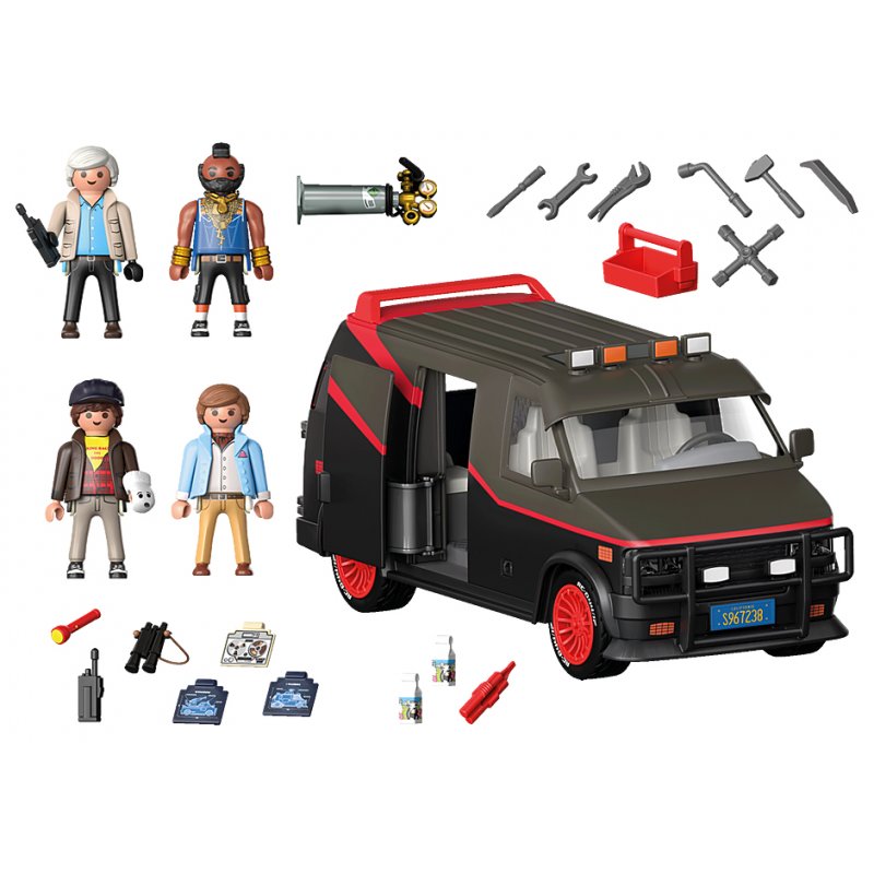 MOVIE CARS - Fourgon de L'agence tous Risques 'PLAYMOBIL'
