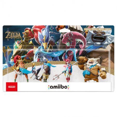 AMIIBO LEGEND OF ZELDA BREATH OF THE WILD DARUK+MIPHA+REVALI+URBOSA/4