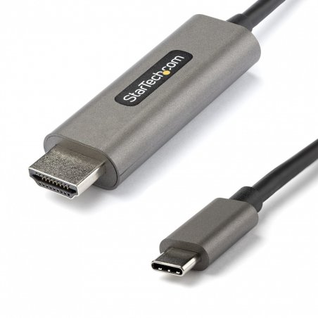 StarTech.com Câble USB C vers HDMI 4K 60Hz HDR10 5m - Câble Adaptateur Vidéo Ultra HD USB Type-C vers HDMI 4K 2.0b - 