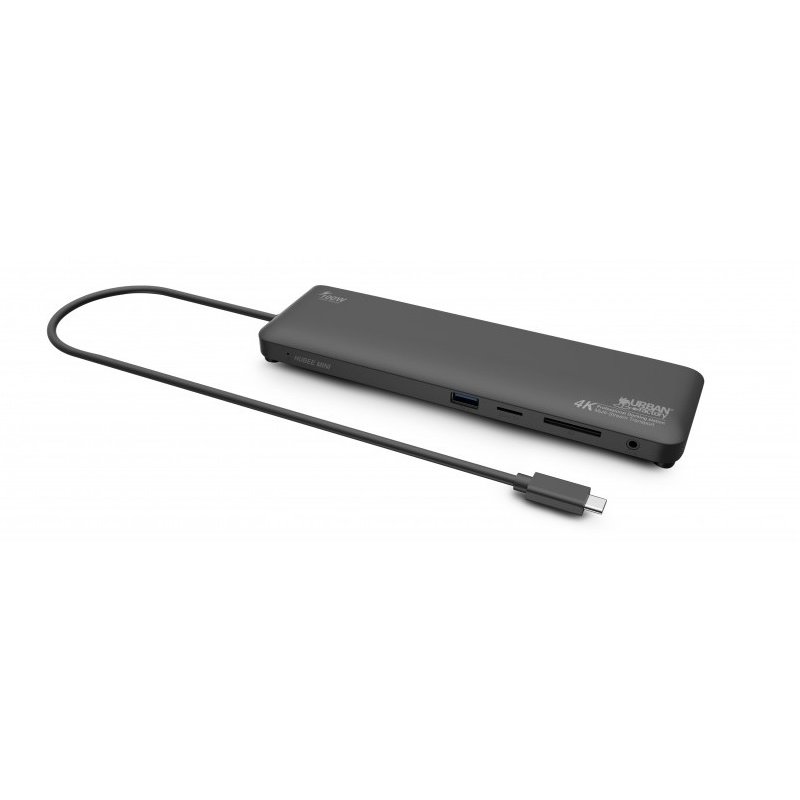 Urban Factory TCD45UF station d'accueil Avec fil USB 3.2 Gen 1 (3.1 Gen 1) Type-C Noir
