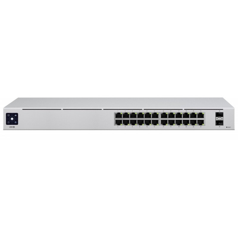 UniFi USW-24 - Managed - L2 - Gigabit Ethernet (10/100/1000) - Power over Ethernet (PoE) - Rack-Einbau