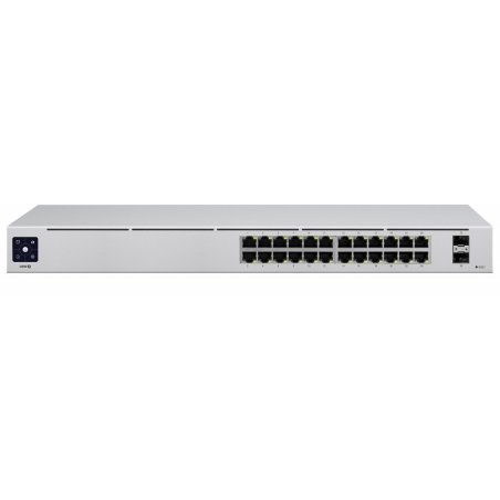 UniFi USW-24 - Managed - L2 - Gigabit Ethernet (10/100/1000) - Power over Ethernet (PoE) - Rack-Einbau