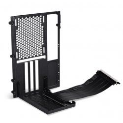 Lian Li compatible O11D-1X-4 Mini Riser Card + PCI-Slot-Blende - PCIe 4.0, 200mm, schwarz