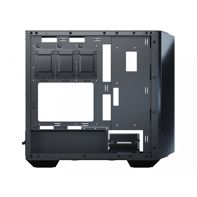 Seasonic compatible SYNCRO Q704 Midi Tower + SYNCRO DGC-750 Gold Netzteil - schwarz