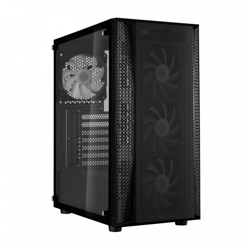 Silverstone Fara B1 Pro Midi-Tower, ARGB, Tempered Glass - schwarz
