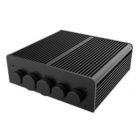 Akasa compatible Fanless Pascal PX IP65 UCFF-Gehäuse (Intel NUC), wasserdicht - schwarz