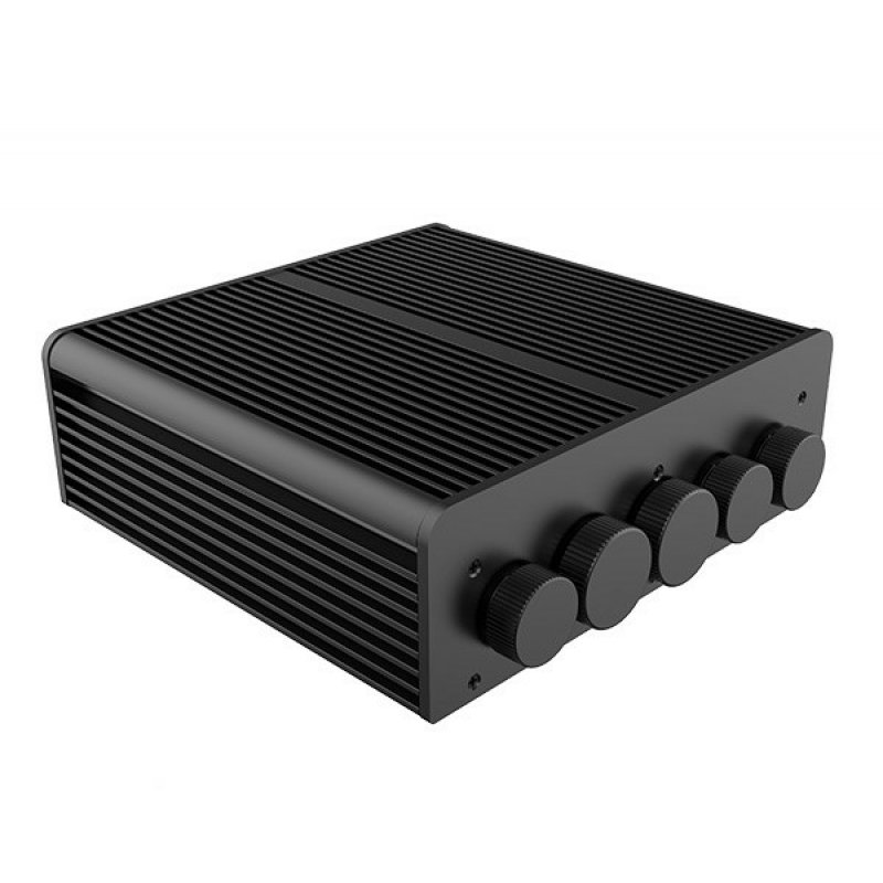 Akasa compatible Fanless Pascal PX IP65 UCFF-Gehäuse (Intel NUC), wasserdicht - schwarz