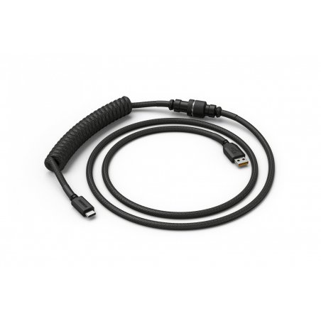 Glorious PC Gaming Race Coiled Black 1.37 m USB Type-A, USB Type-C
