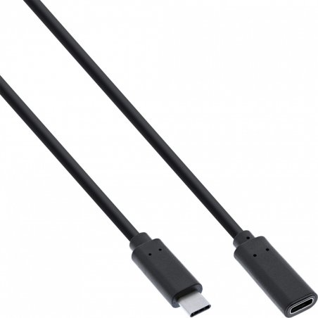 InLine 35772 câble USB 2 m USB 3.2 Gen 2 (3.1 Gen 2) USB C Noir