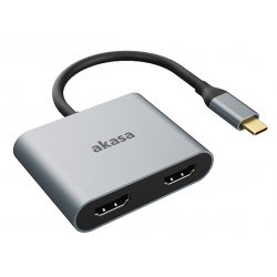 Akasa AK-CBCA26-18BK USB graphics adapter Aluminium