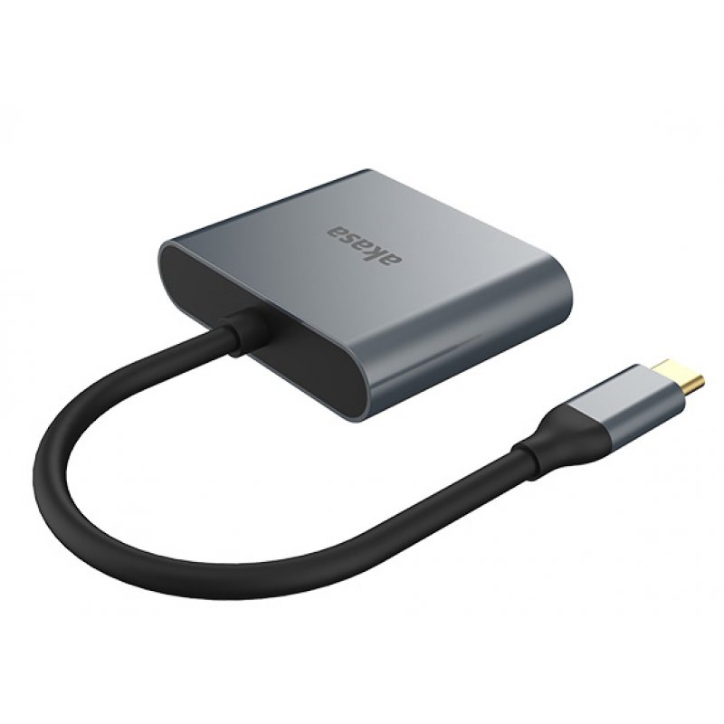 Akasa AK-CBCA26-18BK adaptateur graphique USB Aluminium